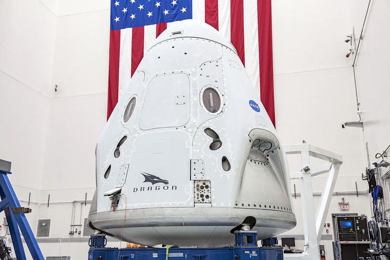 SpaceX' romfartøy Crew Dragon forberedes for Demo-2-oppskytingen