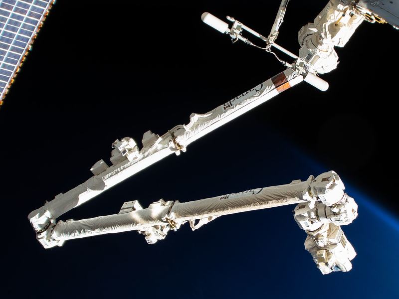 Canadarm2 attached to the Harmony module