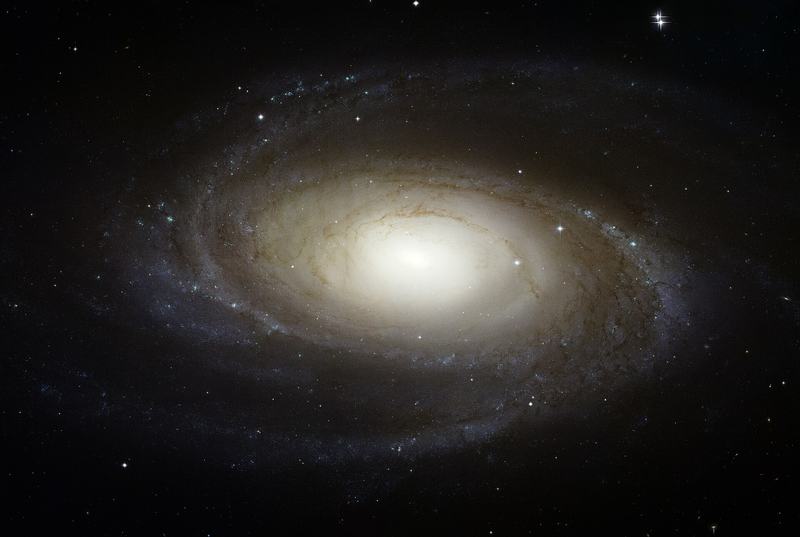 Messier 81, one of the spiral galaxies near the Big Dipper's handle