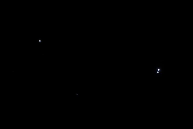 Mizar and Alcor, the double star at the bend of the Big Dipper's handle