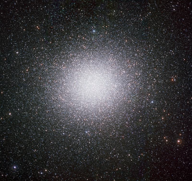 Kulehopen Omega Centauri avbildet av ESOs La Silla-observatorium