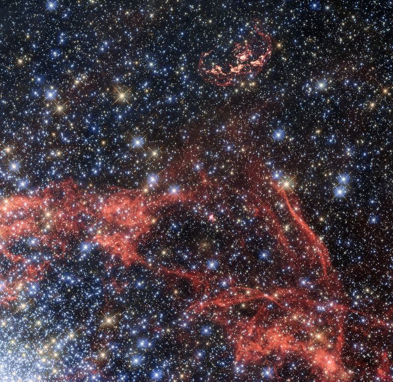 Hubble Space Telescope image of the Type Ia supernova remnant N103B
