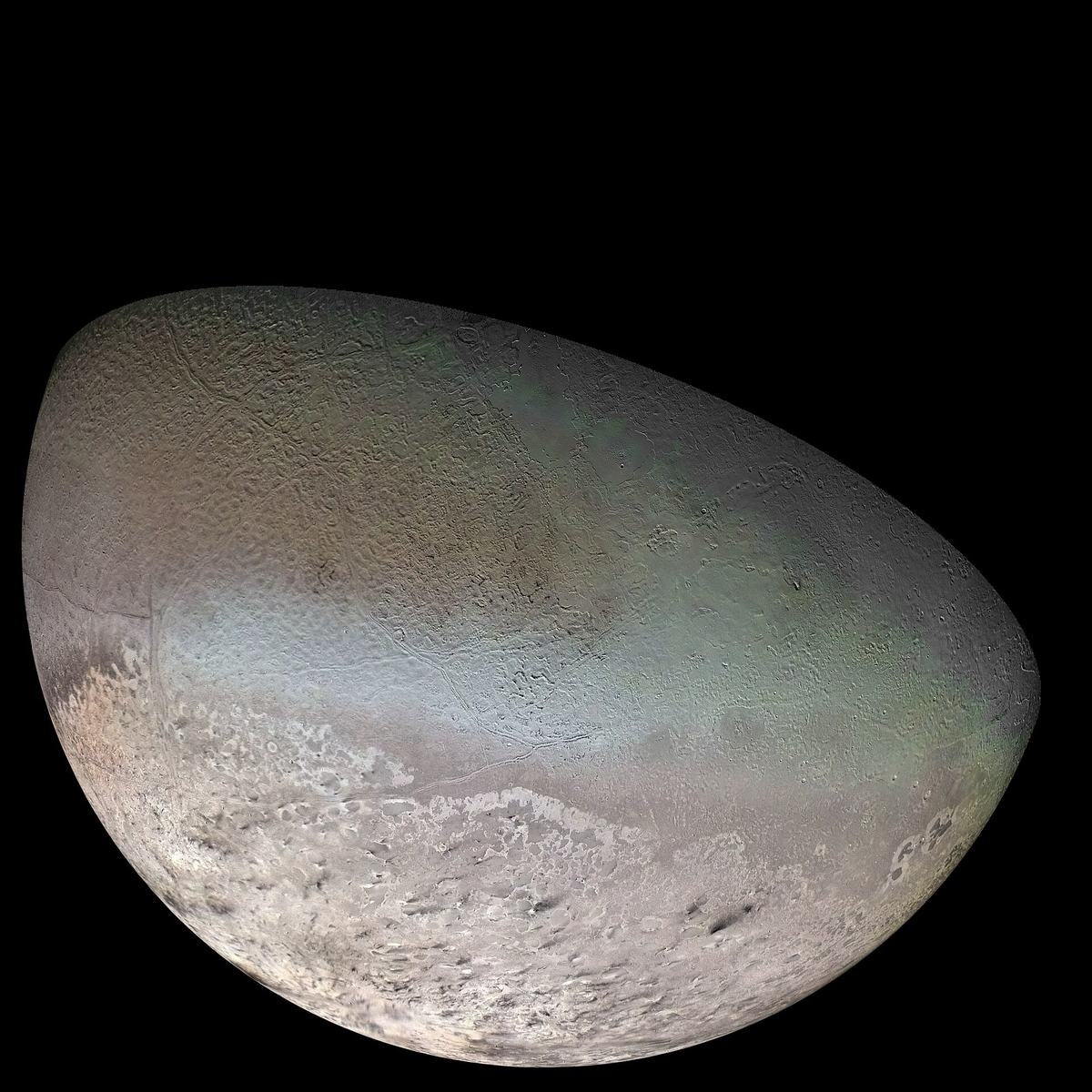 Triton: Månen der Går i Bane omkring Neptun Bagvendt