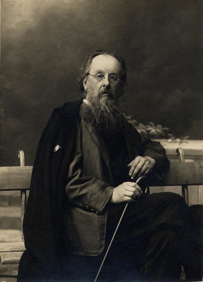 Portrait photograph of Konstantin Tsiolkovsky