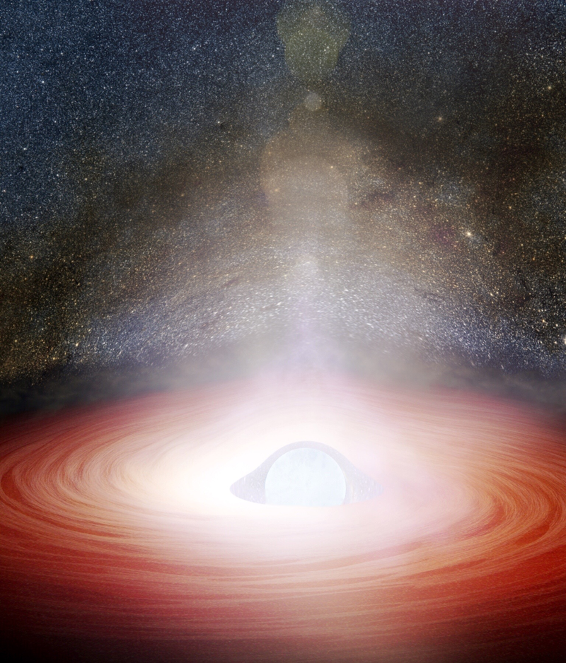 Umělecké znázornění kompaktní neutronové hvězdy s akrecí disku