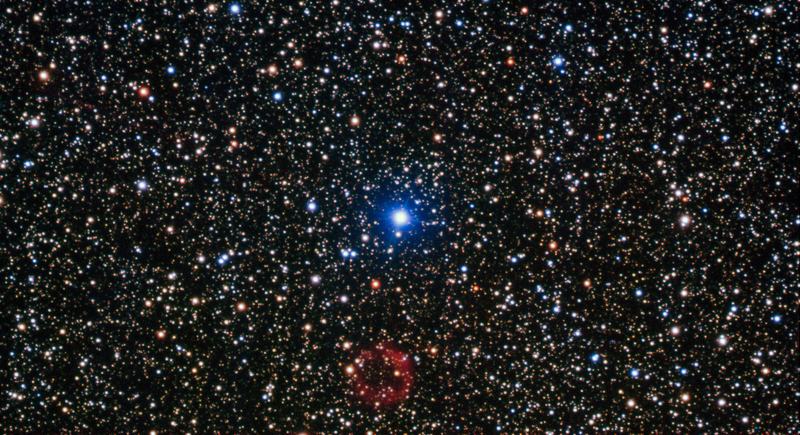 Immagine del Telescopio Spaziale Hubble di una stella nana bianca